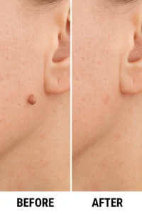 Skin tags removal Windsor before and after
