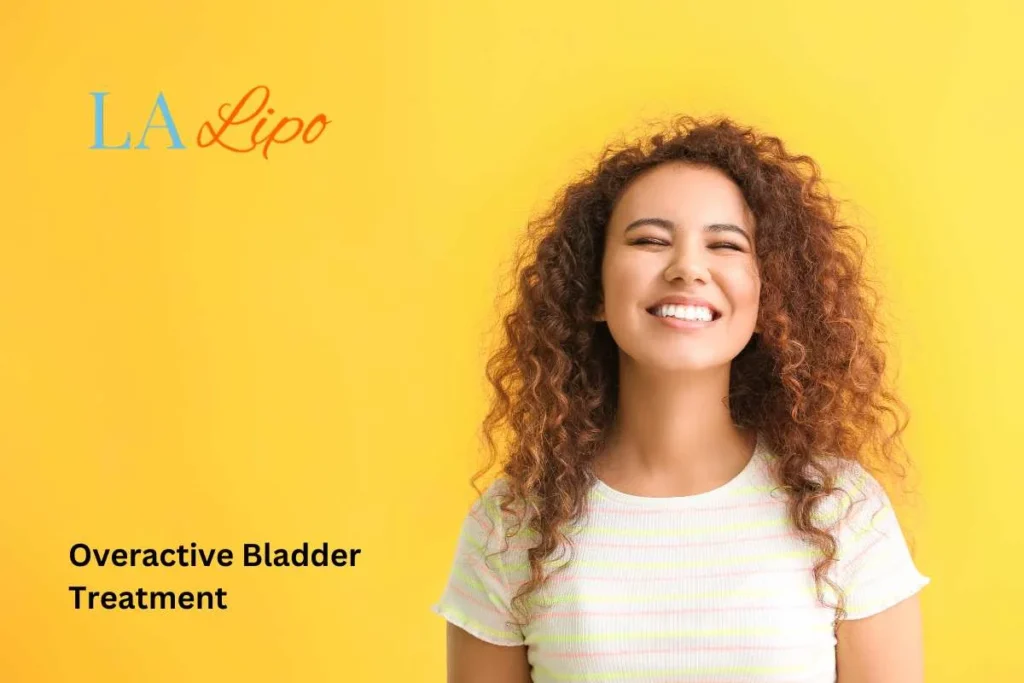 woman smiling about overactive bladder treatment Windsor solutions